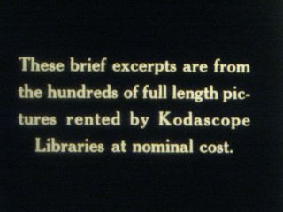 RARE 1920s 16mm FILM KODAK CINEGRAPH PROMOTIONAL silent Tinted MOVIE 6