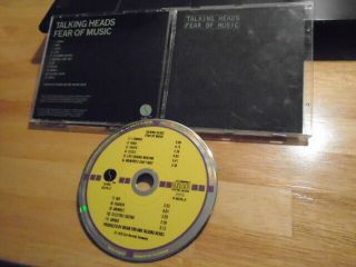 Rare West Germany Target Label Talking Heads Cd Fear Of Music Brian Eno 1979