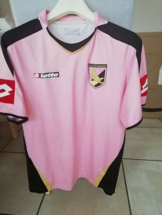 Rare Palermo Football Shirt Vintage Lotto Italy Soccer Trikot Maglia L