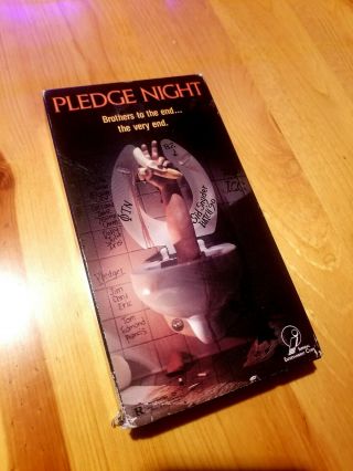 Pledge Night Vhs Rare 80s Horror Imperial Entertainment