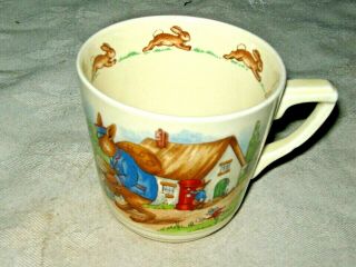 A Very Rare Early Royal Doulton Barbara Vernon Bunnykins Tea Cup (bunn - Kins)
