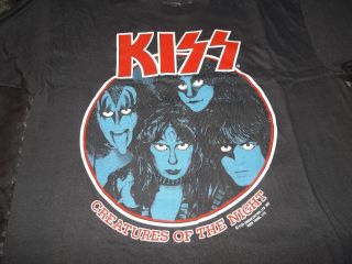 Kiss Creatures 10th Anniversary 1982 Concert Tour Shirt (l) Unworn Rare