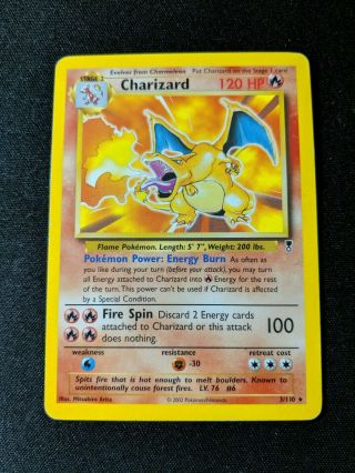 Old Vintage Wotc Pokemon Card Base Rare Holo Charizard 4/102 Nm Psa