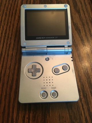 Nintendo Gameboy Advance Sp Rare Pearl Blue