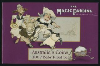 Australia 2007 Baby Proof Set " Magic Pudding " Rare Cat $275