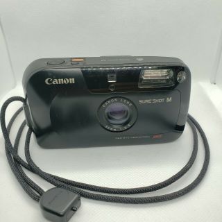 Rare Canon Prima Mini Date,  Sureshot M 35mm Af Point & Shoot Film Camera