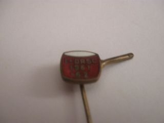 Rare Old 1961 Llanelli Rugby Football Union Enamel Stick Pin Badge