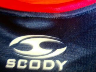 MELBOURNE VIXENS 2013 NETBALL FITTED SCODY JERSEY WOMENS 10 VIS RARE 5