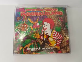Rare Adventures Through Mcdonaldland Interactive Cd - Rom Pc Game Mcdonalds 1997