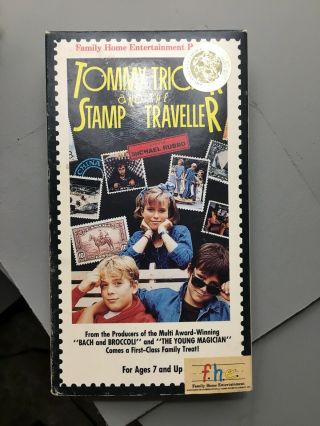 Tommy Tricker And The Stamp Traveler Vhs Tape Rare Oop