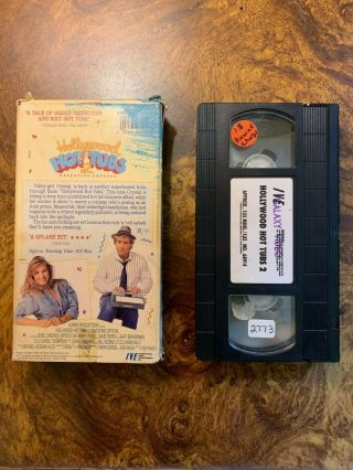 Hollywood Hot Tubs 2 VHS Comedy Rare Erotic 1990 IVE Video 2