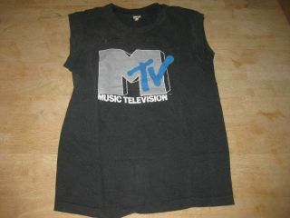 Mtv / Music Television 1982 T - Shirt " I Want My Mtv " Rare