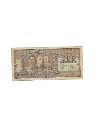 Romania 500 Lei 1949 P 86 Rare Banknote