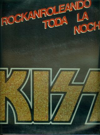 Kiss “rocanroleando Toda La Noche” Exclusive P/s Mexican Edition Rare Lp Rock