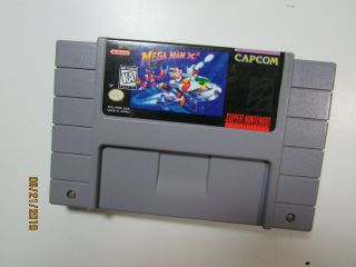 Rare Mega Man X2 Nintendo Snes Video Game Cartridge Great
