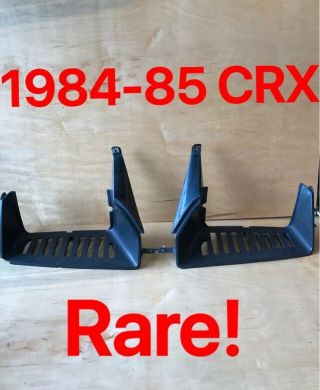 1984 1985 Honda Crx Si Recessed Headlight Trim Set Up Oem Rare 1500 S 1g Cr - X