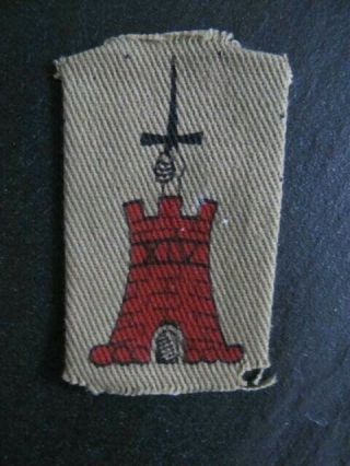 Military Cloth Formation Sign - Home Guard Example Rare St Ives