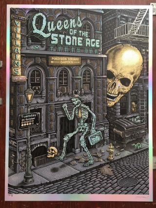 Queens Of The Stone Age York ‘17 Emek Foil Printers Proof 4/5 Rare