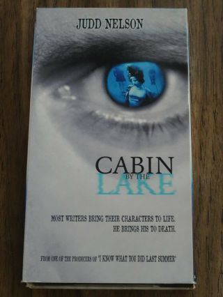Cabin By The Lake Rare Oop Vhs Tape Judd Nelson Usa Horror Mystery
