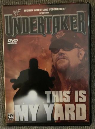 Wwf - Undertaker: This Is My Yard (dvd,  2001) Complete With Insert Rare Oop Wwe