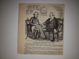 Captain Raphael Semmes John Bull Civil War 1864 Cartoon Sketch Rare