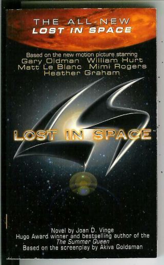 Lost In Space By Joan Vinge,  Rare Us Harper Sci - Fi Film Tie - In Pulp Vintage Pb