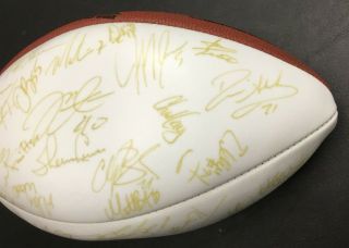 Rare 2001 NFL Pro Bowl NFC - Signed Team Football Kurt Warner Korey Stringer Auto 4
