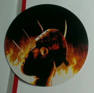 Freddy Vs Jason Robert Englund Krueger Fire Claw Mask Rare Sticker