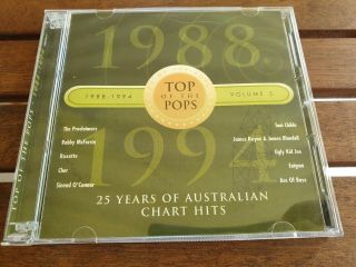 2cd Various - Top Of The Pops 25 Years Australian Chart Hits 1988 - 94 (rare 80 