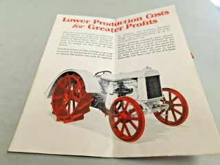 1922 - 1923 ? Fordson Tractor Sales Brochure Very Rare