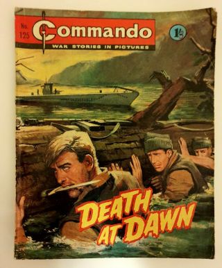 Commando Comic No 125 Death At Dawn Very Rare