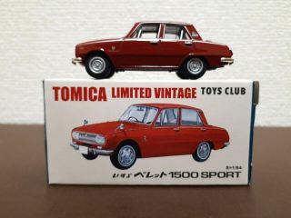 Rare Tomytec Tomica Limited Vintage Toys Club Isuzu Bellett 1500 Sport
