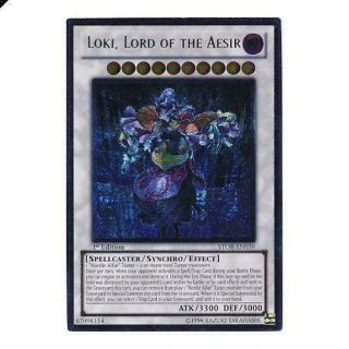 Yugioh Loki,  Lord Of The Aesir Ultimate Rare 1st Edition Stor - En039 Nm