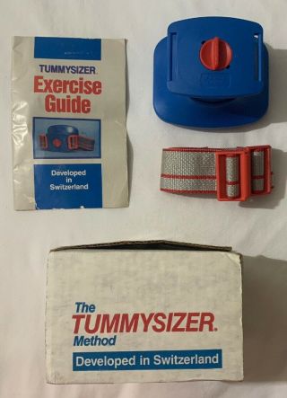 1991 Vintage The Tummysizer Fitness Quest As Seen On Tv Rare