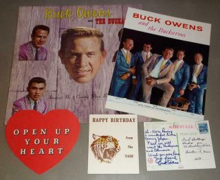 Buck Owens & Buckaroos Concert Program,  Rare Memorabilia Item