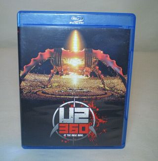 U2 360°at The Rose Bowl - Bono - Edge - Blu Ray - 2010 - Rare & Oop