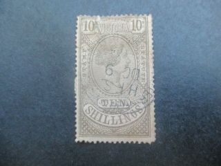 Victoria Stamps: 10/ - Stamp Statute - Rare (c102)