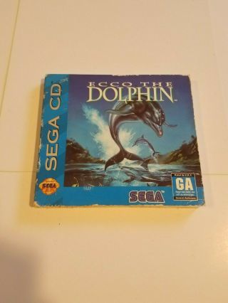 Ecco The Dolphin & Sega Classics (sega Cd,  1993) ☆ Rare ☆