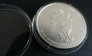 RARE YEAR 2011 UKRAINE ARCHANGEL MICHAEL Oz 999.  9 Silver Investment coin 1 UAH 2