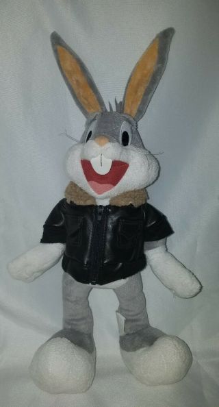 Looney Tunes Bugs Bunny Rabbit Plush Stuffed Animal Six Flags.  Rare