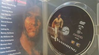 THE VANISHING RARE DELETED DVD JEFF BRIDGES KIEFER SUTHERLAND SUSPENSE FILM OOP 3