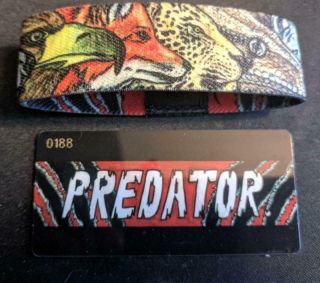 Rare Zox Strap " Predator ",  Silver Stitching,  Og Packaging