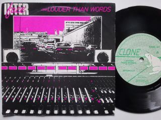 Interface Louder Than Words - Mega Rare Ex/vg,  Cond 1982 Clone Synth Pop 7 "