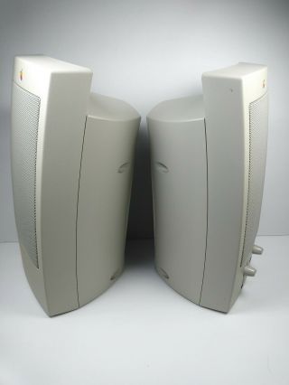 Vintage Apple Design Powered M6082 Computer Speakers RARE READ 2