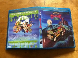 Gravedale High Cartoon Blu Ray Hanna Barbera Rick Moranis Complete Series Rare