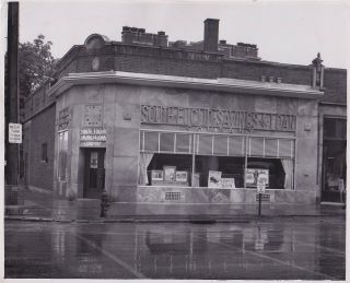 Art Deco S.  Euclid Bank Cleveland Ohio Rare Iconic 1949 Classic Press Photo