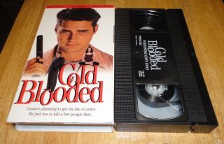 Cold Blooded (vhs,  1995) Jason Priestley Dark Comedy Action Rare Screener Demo