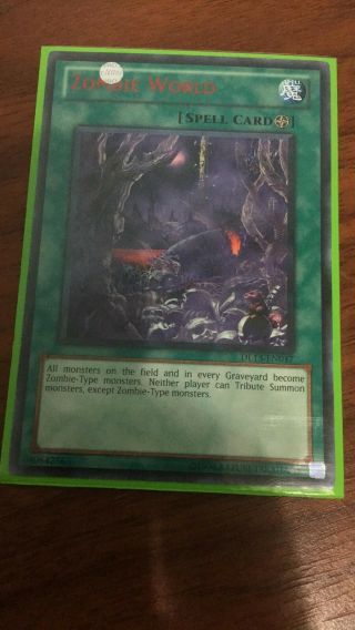 1x Nm Zombie World - Dl13 - En017 - Rare (red Lettering)