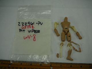 Gi Joe Prototype Pit Viper Wax Sculpt Action Figure Rare Employee Owned