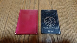 Neo Geo Aes Memory Card Rare
